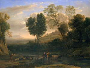 Východ slunce, kolem 1646-47 od Claude Lorrain