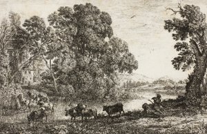 Pastýř, 1636 od Claude Lorrain