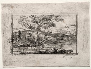 Stádo u napajedla, 1635. od Claude Lorrain