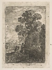 Pastýř a pastýřka, ca. 1630. od Claude Lorrain