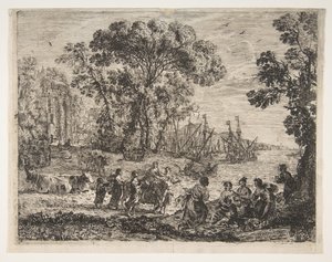 Znásilnění Evropy, 1634. od Claude Lorrain
