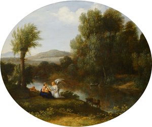 Zbytek na téma Útěk do Egypta od Claude Lorrain