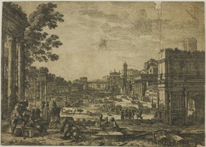 Forum Romanum od Claude Lorrain