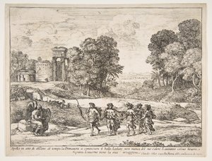 Čas, Apollo a roční období, 1662. od Claude Lorrain