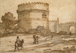 Hrob Cecilia Metella, 1669 od Claude Lorrain
