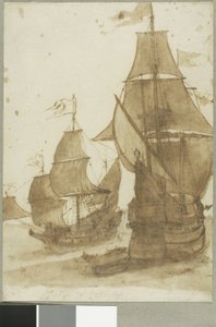 Dvě fregaty od Claude Lorrain