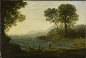 Nalodění Carla a Ubalda, 1667 od Claude Lorrain