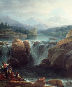 Vodopád detailů. Obraz Claude Louis Chatelet