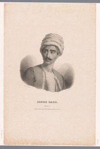 Portrét řeckého mladého muže Jeune Grec (název na objektu) Etudy (název série na objektu) od Claude Marie Dubufe