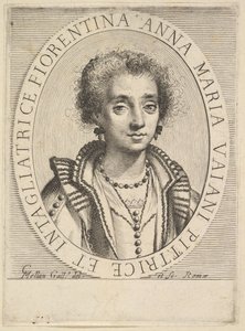 Anna Maria Vaiani, 1624-36. od Claude Mellan