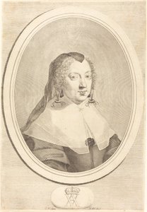Anny Rakouské od Claude Mellan