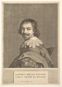 Claude Mellan: Autoportrét, 1635. od Claude Mellan