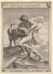 David Škrcení lva, 1631. od Claude Mellan