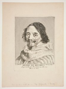 Henri de Mesmes od Claude Mellan