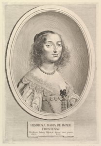 Henriette-Marie de Buade-Frontenac, 1641. od Claude Mellan
