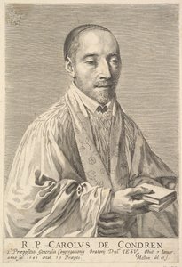 Otec Charles de Condren. od Claude Mellan