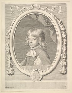 Louis-Joseph de Lorraine, vévoda z Guise, jako dítě, 1659. od Claude Mellan