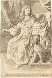 Ludvík XIV od Claude Mellan