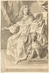 Ludvík XIV. od Claude Mellan