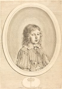 Ludvík XIV jako chlapec od Claude Mellan