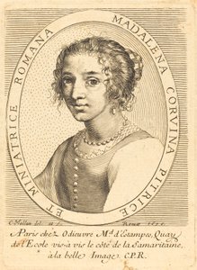 Maddalena Corvina od Claude Mellan