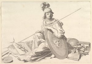 Minerva. od Claude Mellan