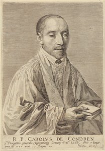 Portrét Charlese de Condrena od Claude Mellan