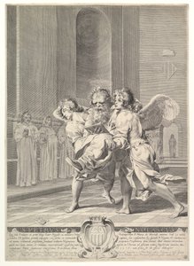 Saint Peter Nolasque, 1627. od Claude Mellan