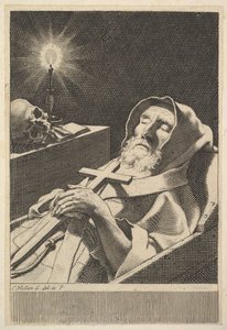Svatý František de Paul. od Claude Mellan