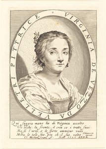 Virginie da Vezzo od Claude Mellan