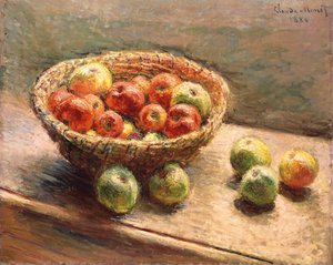 Mísa jablek; Koš jablek, 1880 od Claude Monet