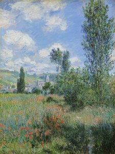 Pohled na Vétheuil. 1880