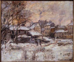 Argenteuil pod sněhem od Claude Monet