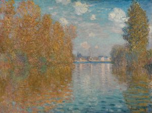 Podzimní efekt v Argenteuil, 1873. od Claude Monet