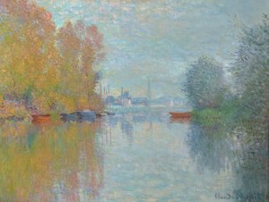 Podzim na Seině, Argenteuil 1873 (olej na plátně) od Claude Monet