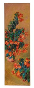 Hrnkové červené azalky, 1883 od Claude Monet
