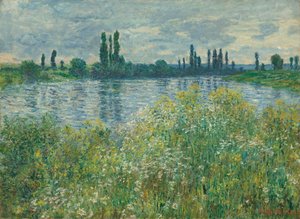 Břehy Seiny, Vétheuil od Claude Monet