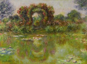 Vodní leknín, Rosiers, 1913 od Claude Monet