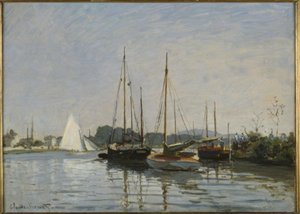 Výletní lodě, Argenteuil od Claude Monet