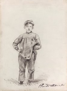 Chlapec na venkově od Claude Monet