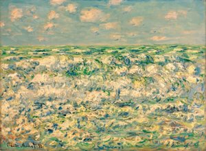 Lámající vlny od Claude Monet