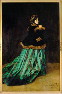 Camille Monet, malířova první žena (olej na plátně) od Claude Monet