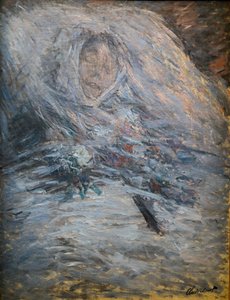 Camille na smrtelné posteli od Claude Monet