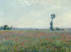 Pole máků od Claude Monet