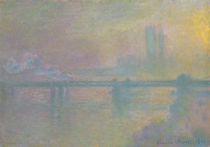 Charing Cross Bridge, Londýn, 1901. od Claude Monet