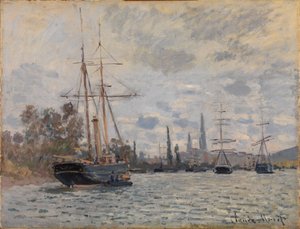 Seina u Rouenu od Claude Monet