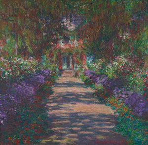 Alej v Monetově zahradě v Giverny od Claude Monet