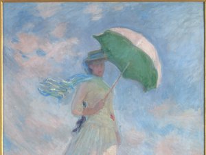 Test postavy pod širým nebem od Claude Monet