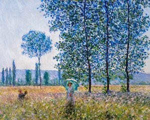 Pole na jaře od Claude Monet