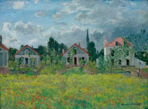 Domy v Argenteuil od Claude Monet